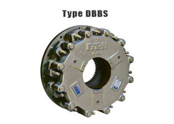 A type dbbs clutch is shown on a white background
