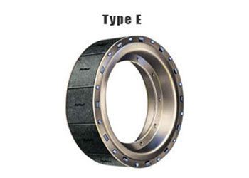 A type e bearing is shown on a white background
