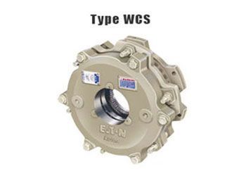 A close up of a type wcs bearing on a white background.