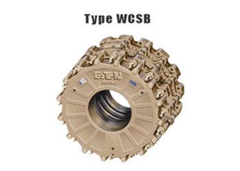 A close up of a type wcsb on a white background