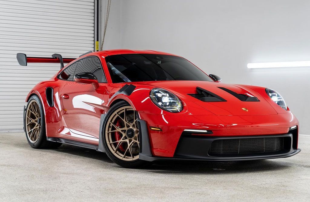 ceramic coating red car