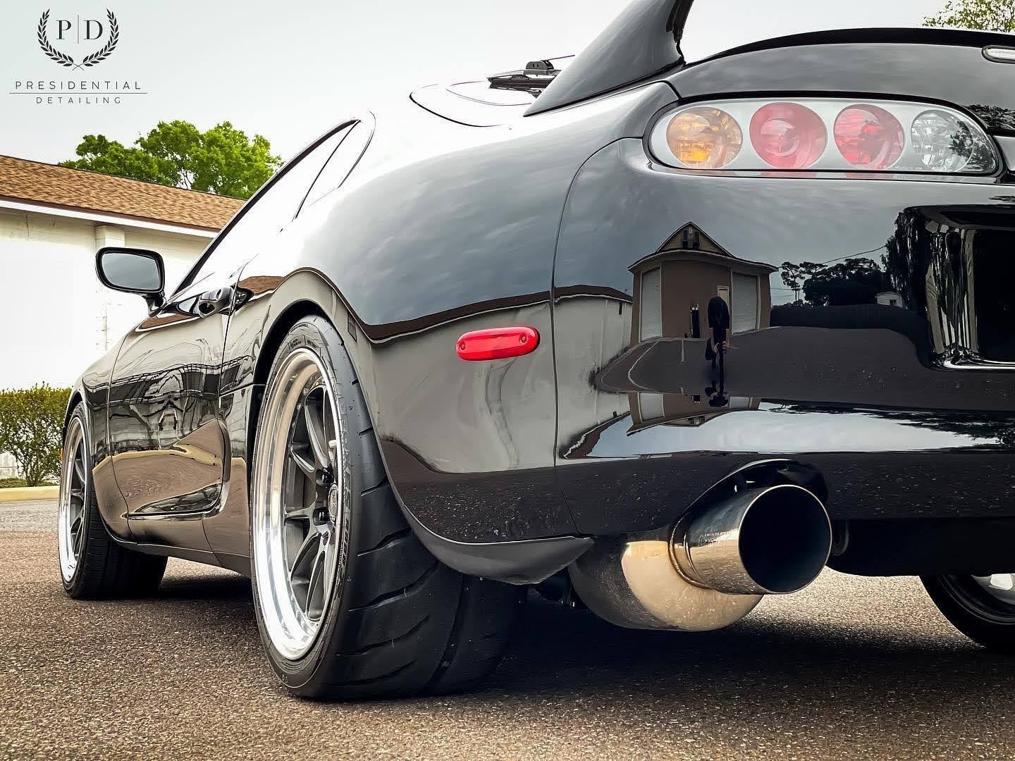 black car ceramic coating