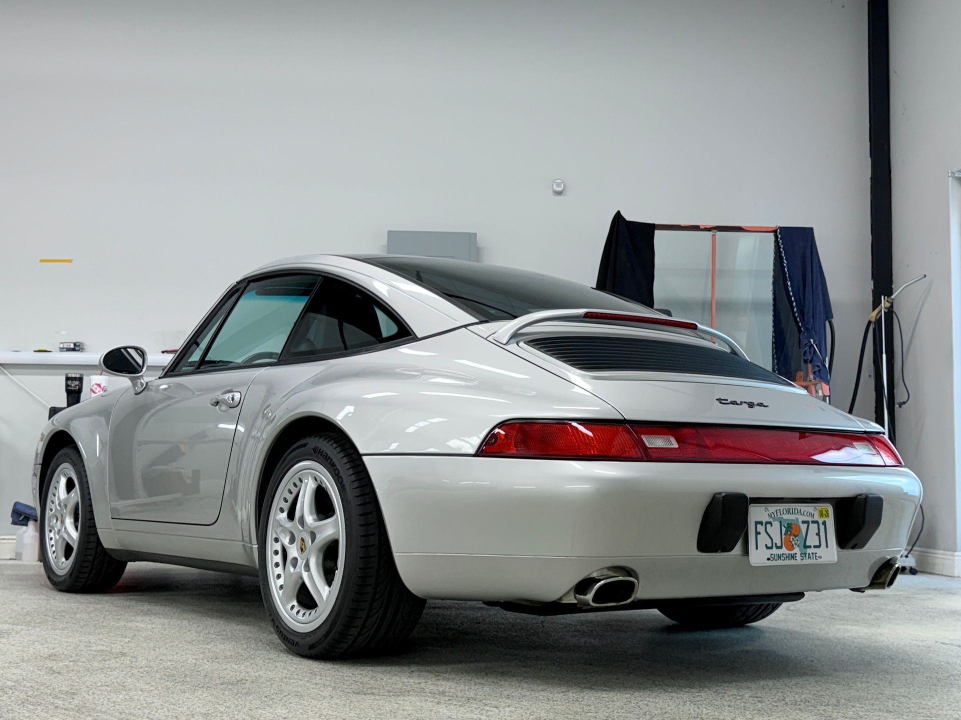 Ceramic Coating gray car
