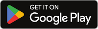 A button that says `` get it on google play '' on a white background.