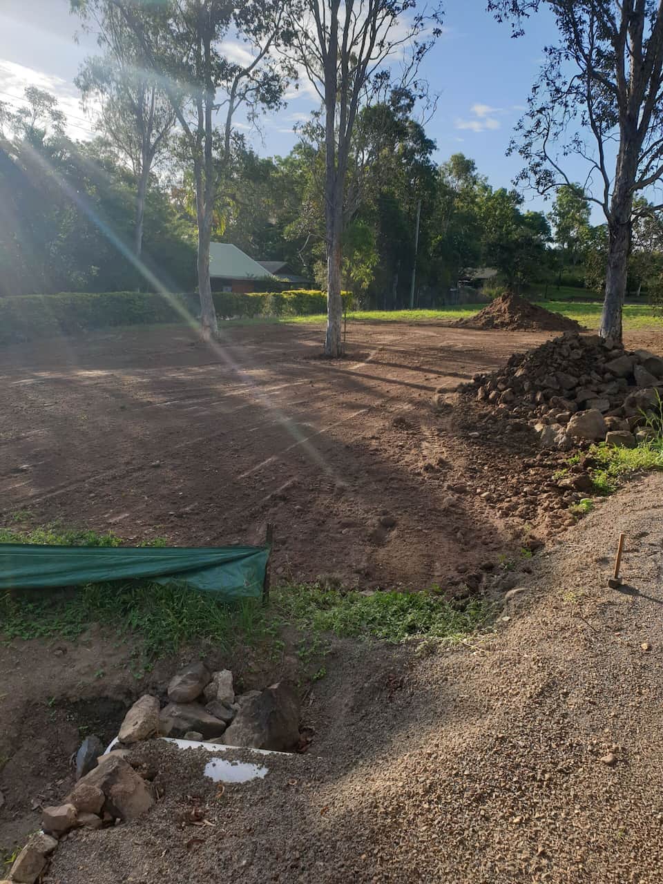 Excavation Site — Whitsunday Drainage Contractors in Airlie Beach, QLD