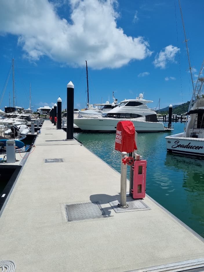 Boats Moored at the Marina — Whitsunday Drainage Contractors in Airlie Beach, QLD