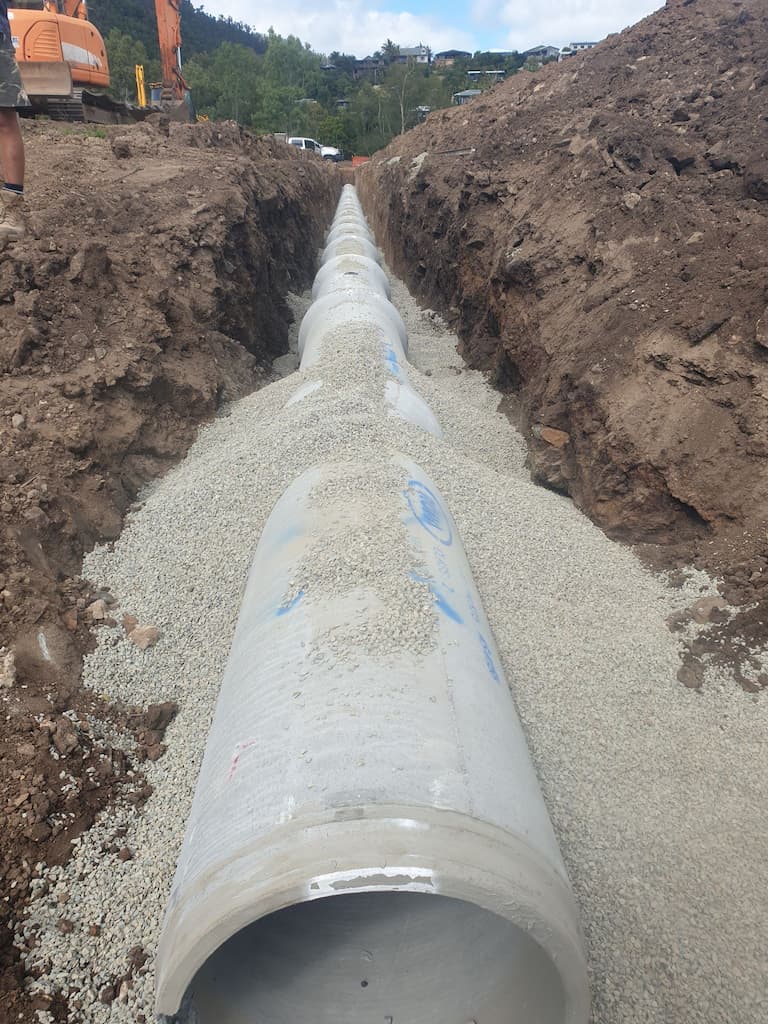 Maintenance to Water Mains on Residential Street — Whitsunday Drainage Contractors in Bowen, QLD