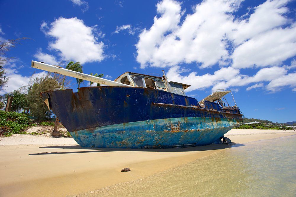 Airlie Beach Shipwreck — Whitsunday Drainage Contractors in Proserpine, QLD
