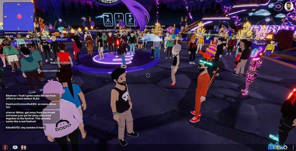 events in the metaverse