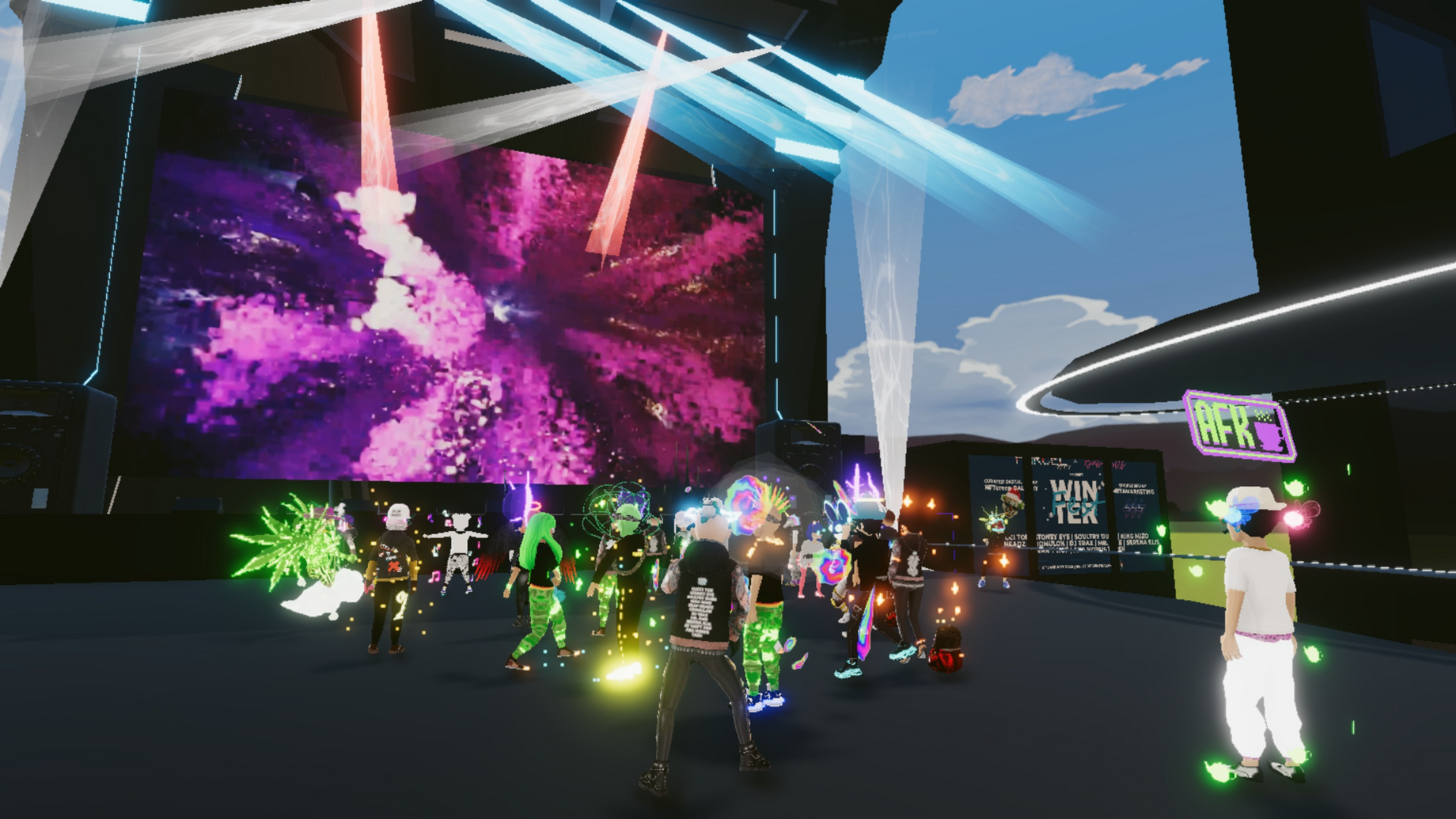 event hosted in the metaverse
