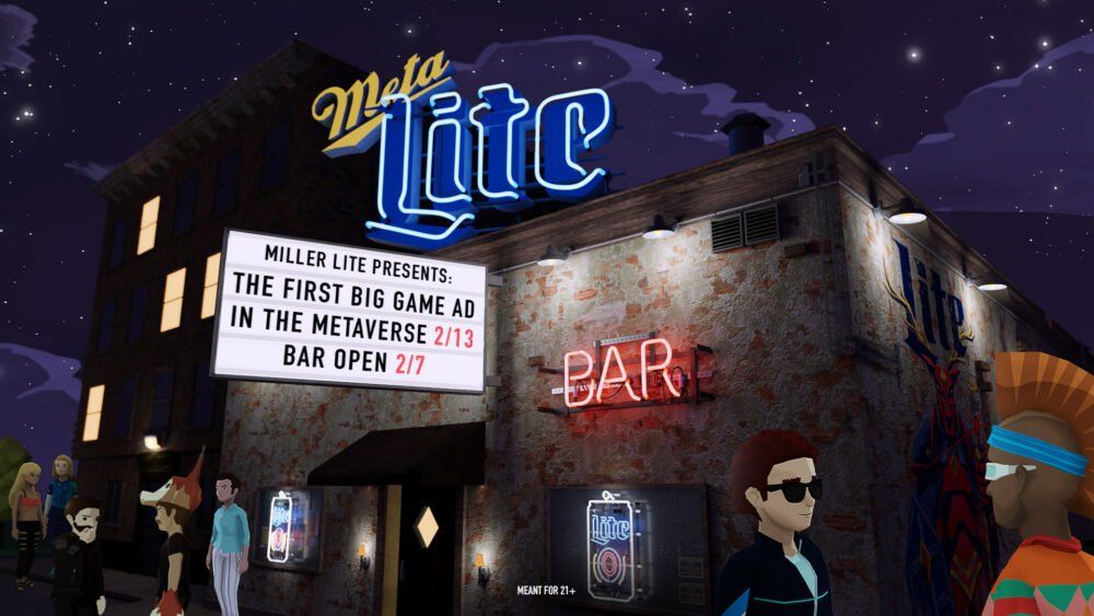 miller lite event in the metaverse