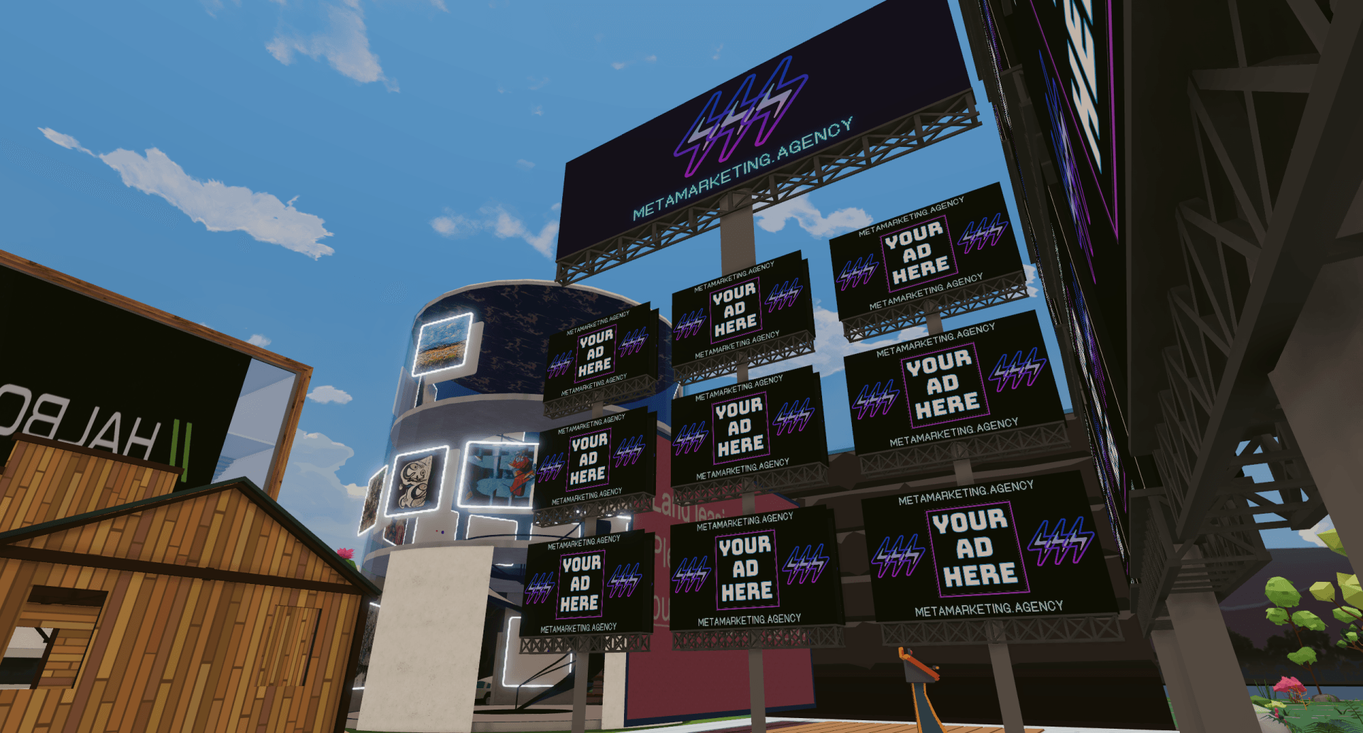 advertising in the metaverse with billboards
