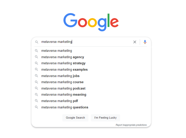 googling metaverse marketing