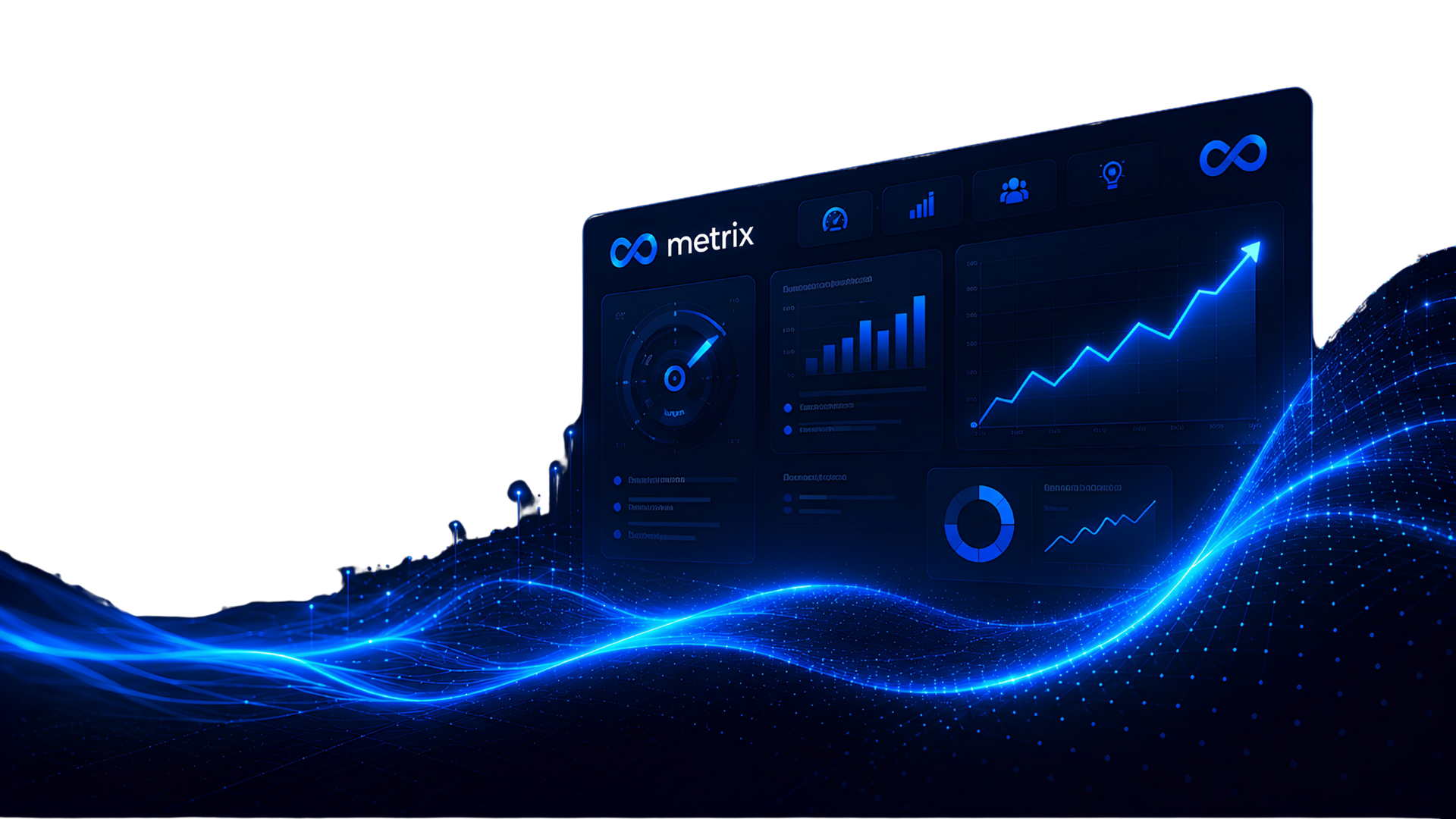 Metrix advertising intelligence dashboard showing measurable campaign growth