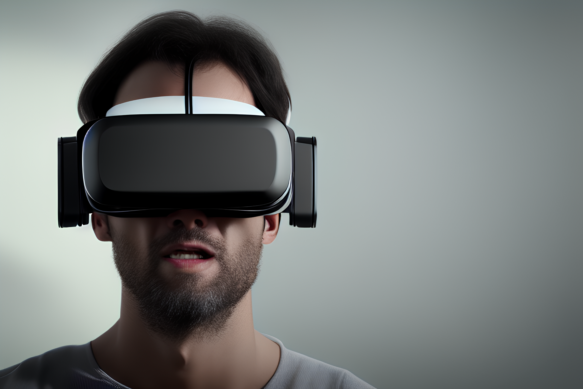 using virtual reality headset with audio