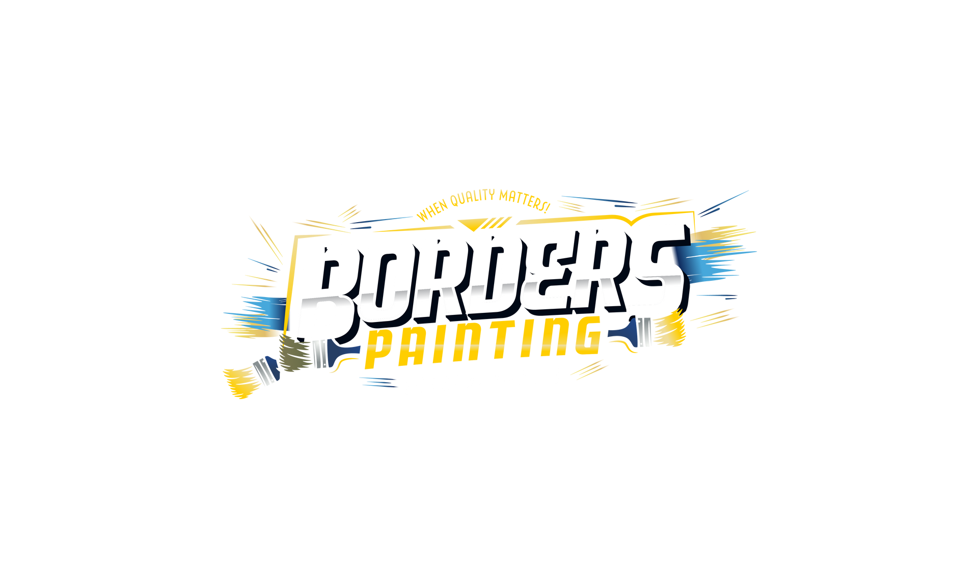 Borders Painting Business Logo