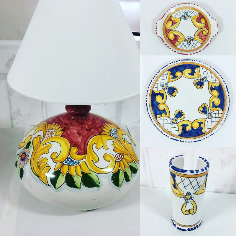 vietri ceramic lamp