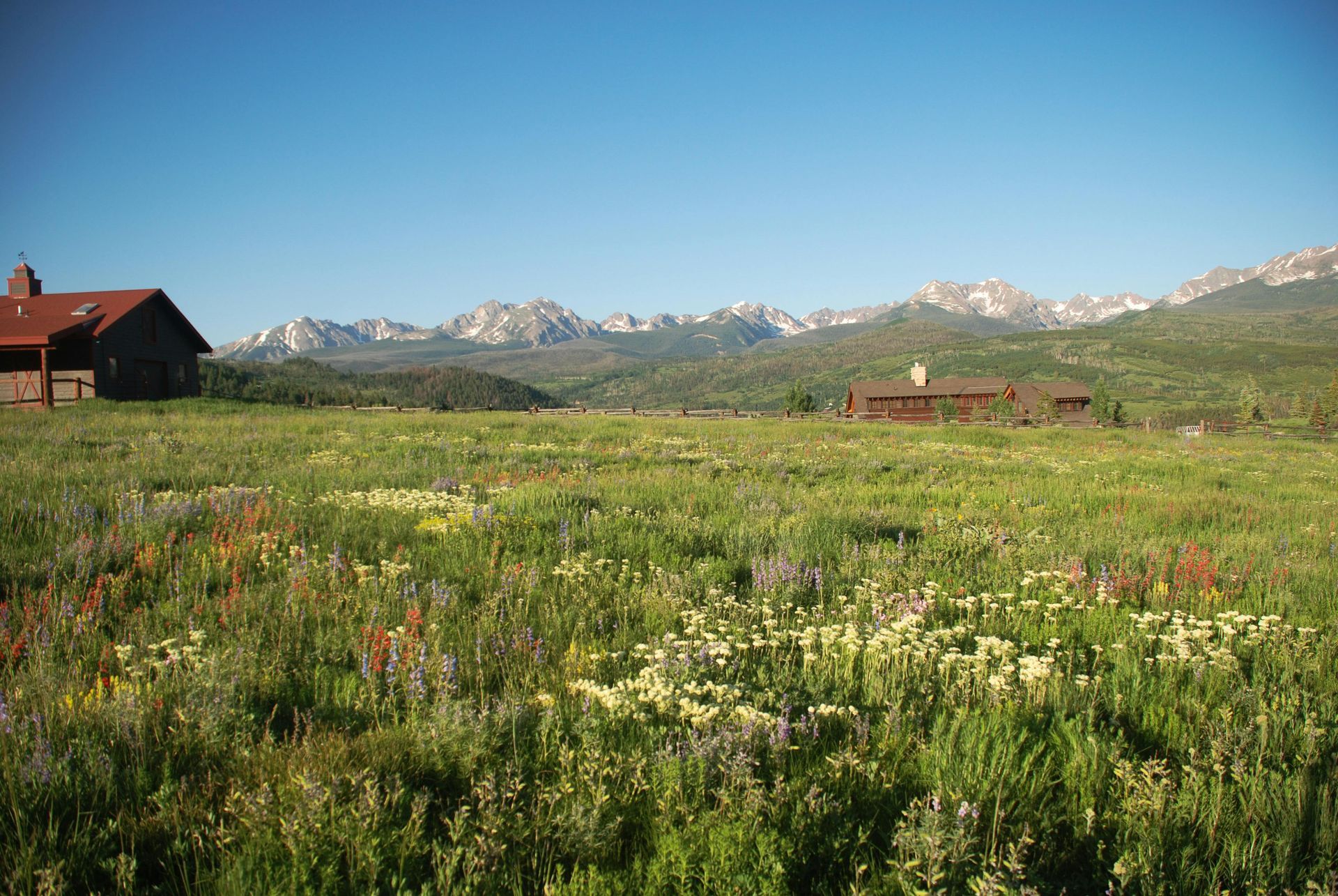 Mountain landscape in Pagosa Springs, Colorado, near High Country Mini Storage