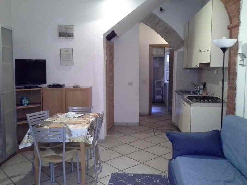 Living room with table and chairs