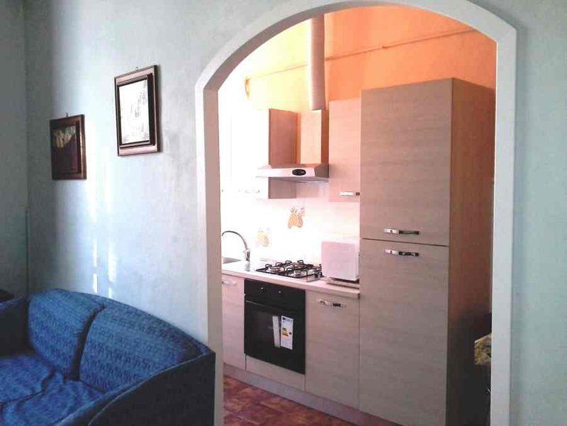 Kitchen with wood finish and appliances
