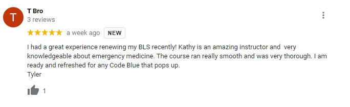A screenshot of a review on a google review page.