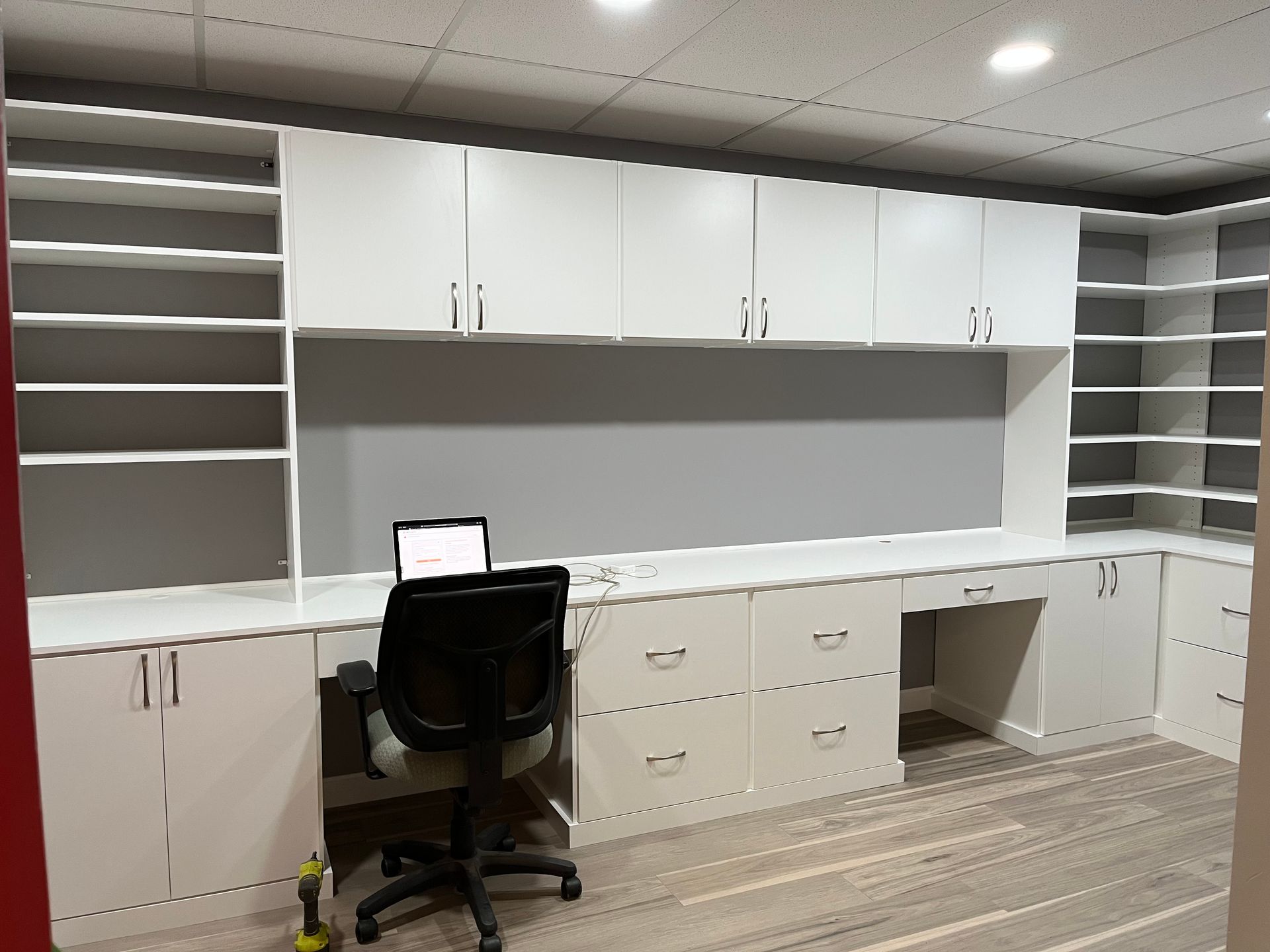 Cabinet And Gaming Chair — Saddle Brook, NJ — Ridgewood Closets