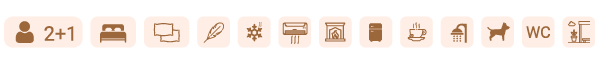glamping forest amenities icons