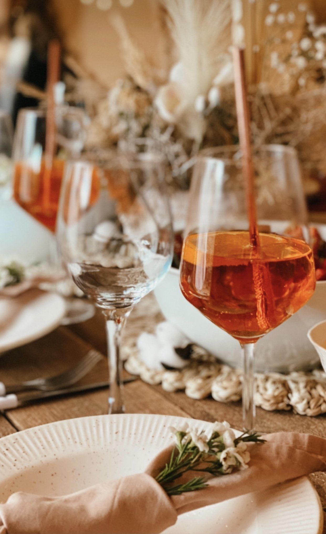 lotus glamping tent table set 3