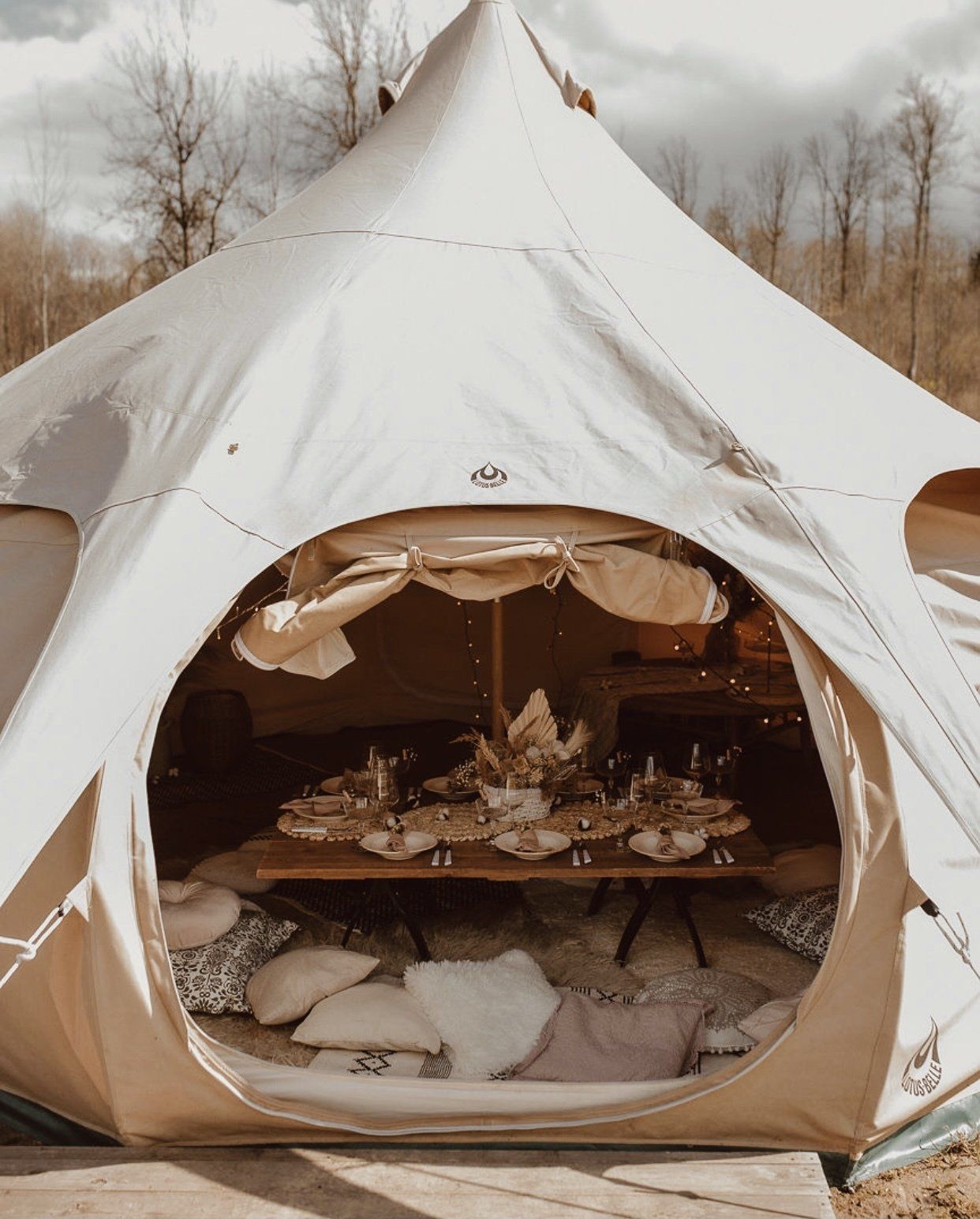 lotus glamping tent for events 4