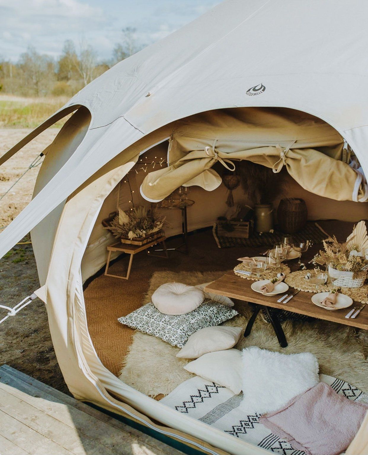 lotus glamping tent for events 3