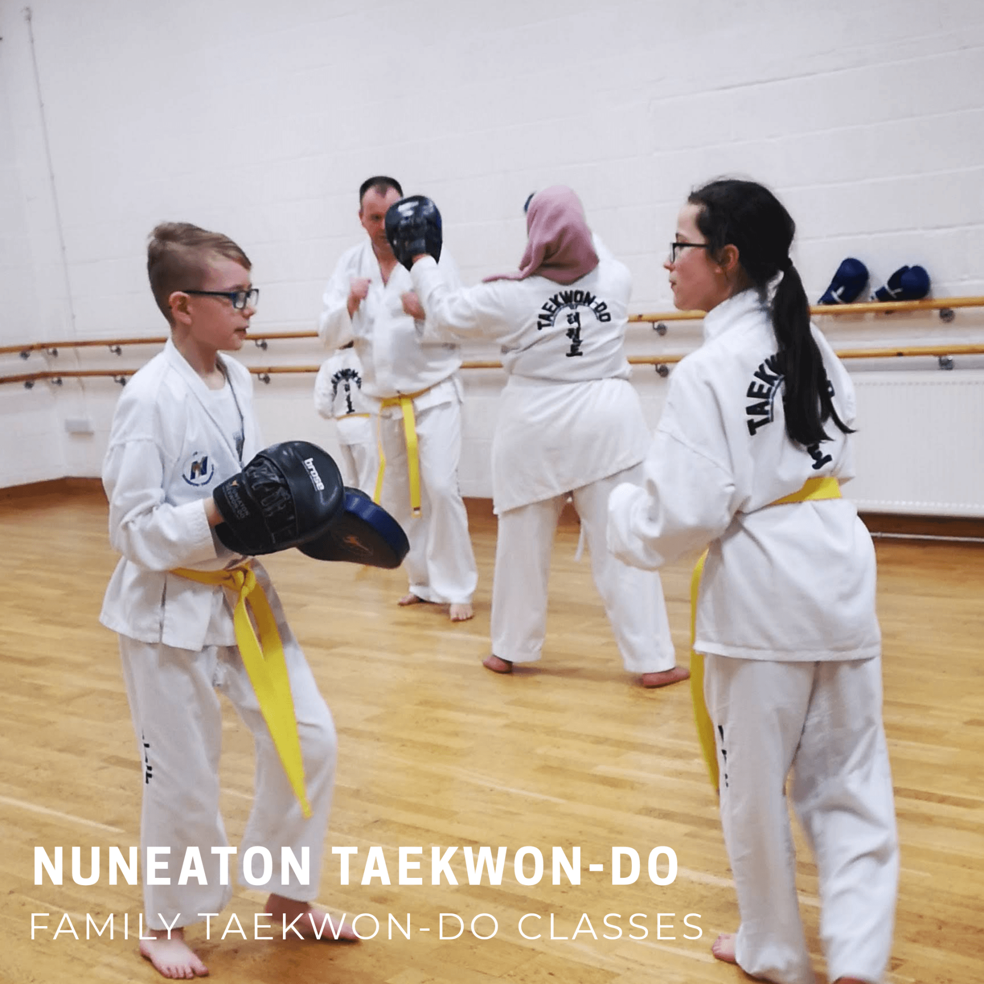 Family Taekwondo class