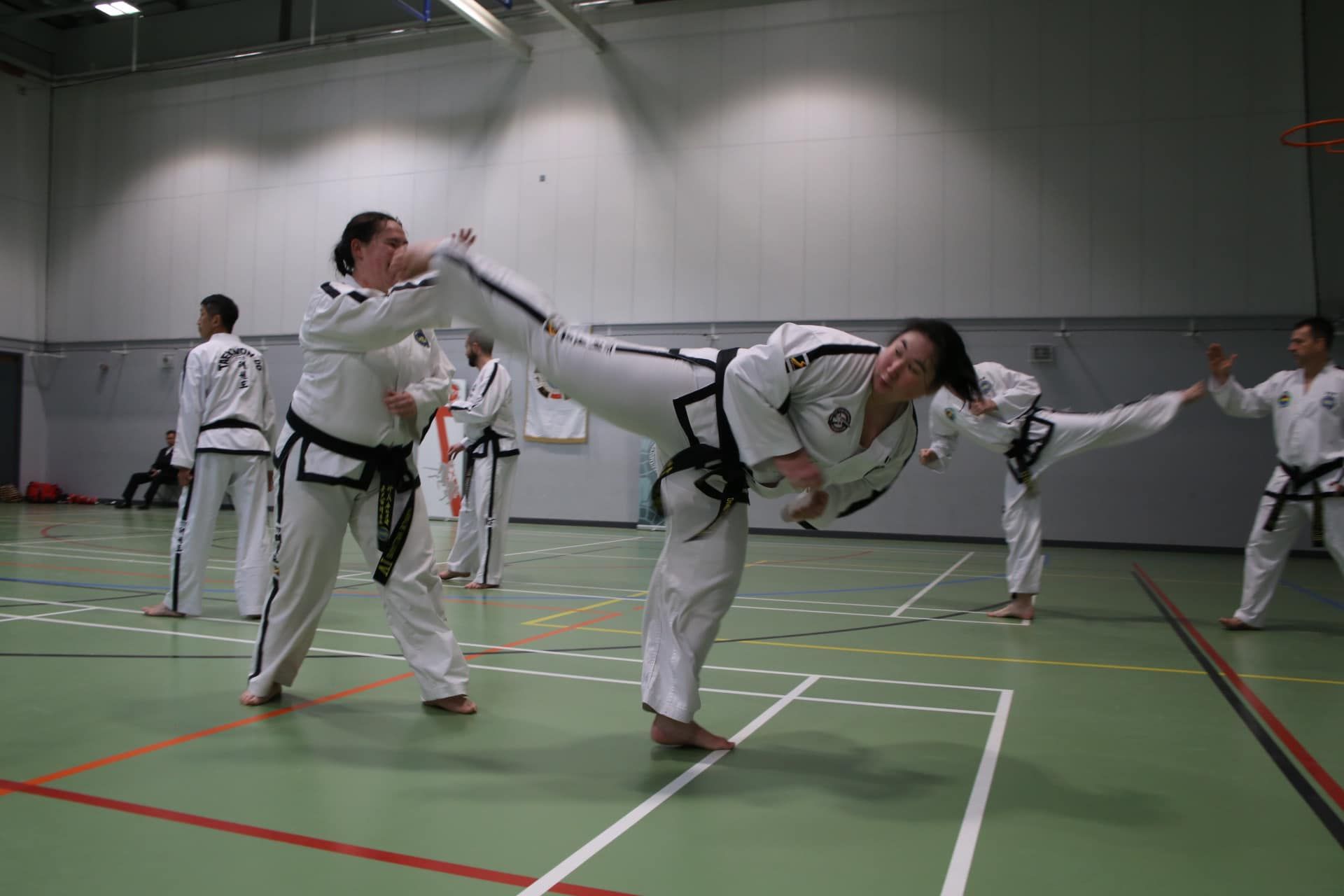 Nuneaton TKD with Master Hwang Su Il