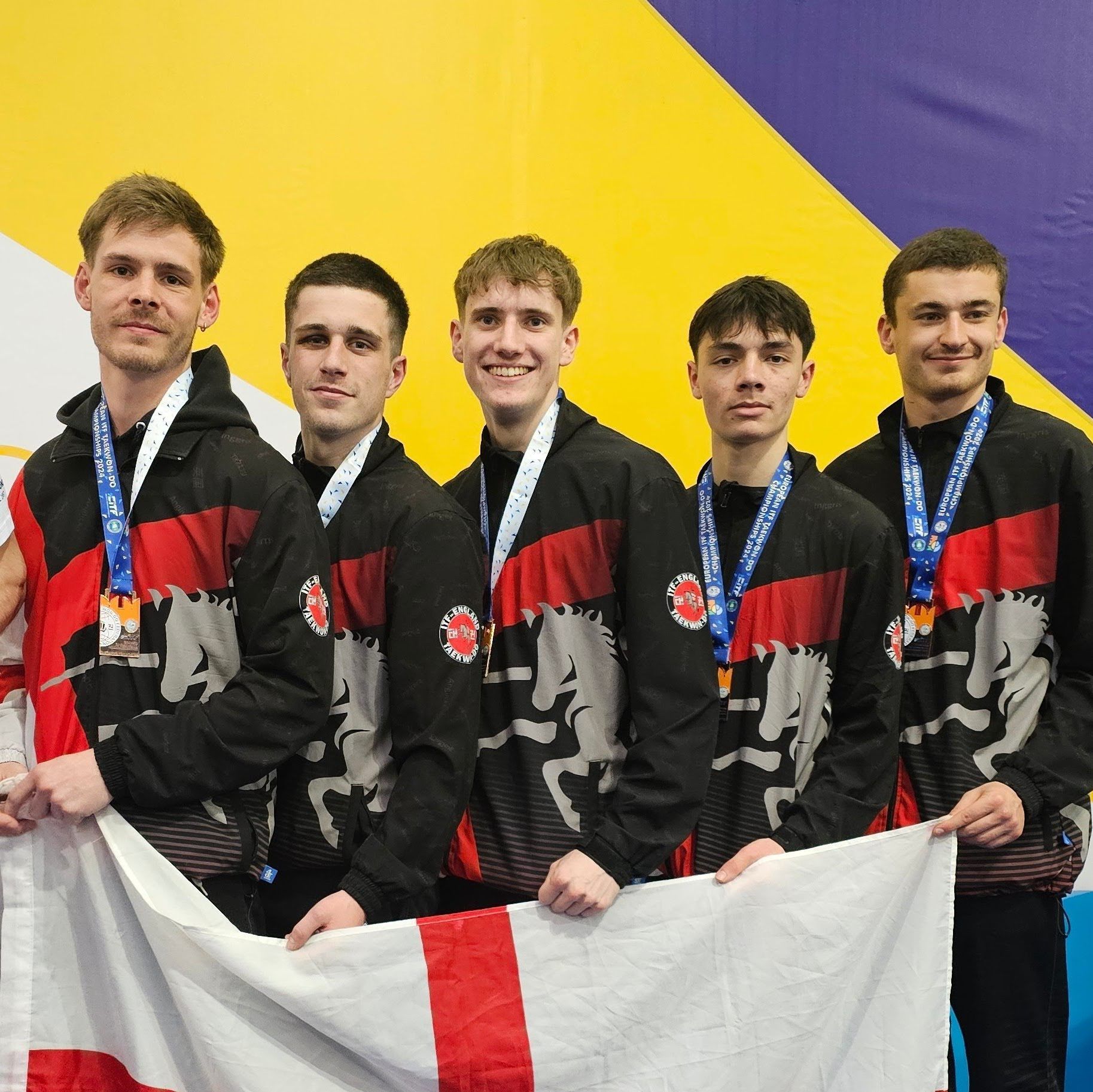 ITF England Men's Team Bronze medallists at the 2024 EITF European Championships