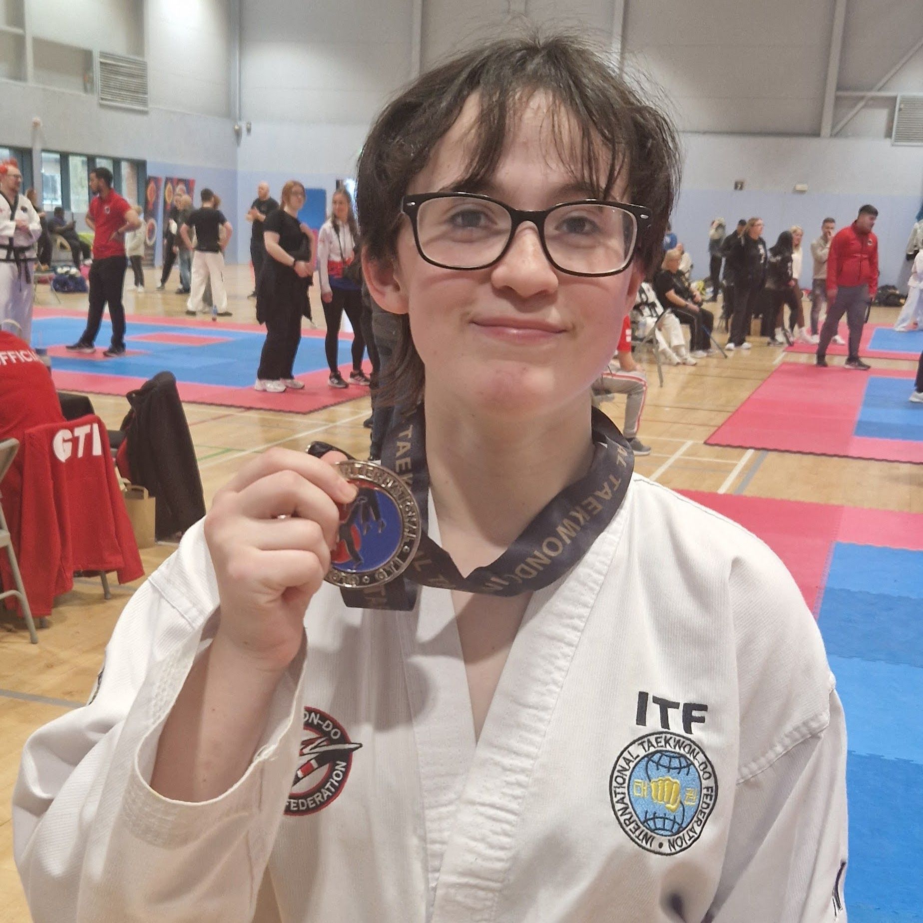 NuneatonTKD Students' Student of 2024 Leah Basey