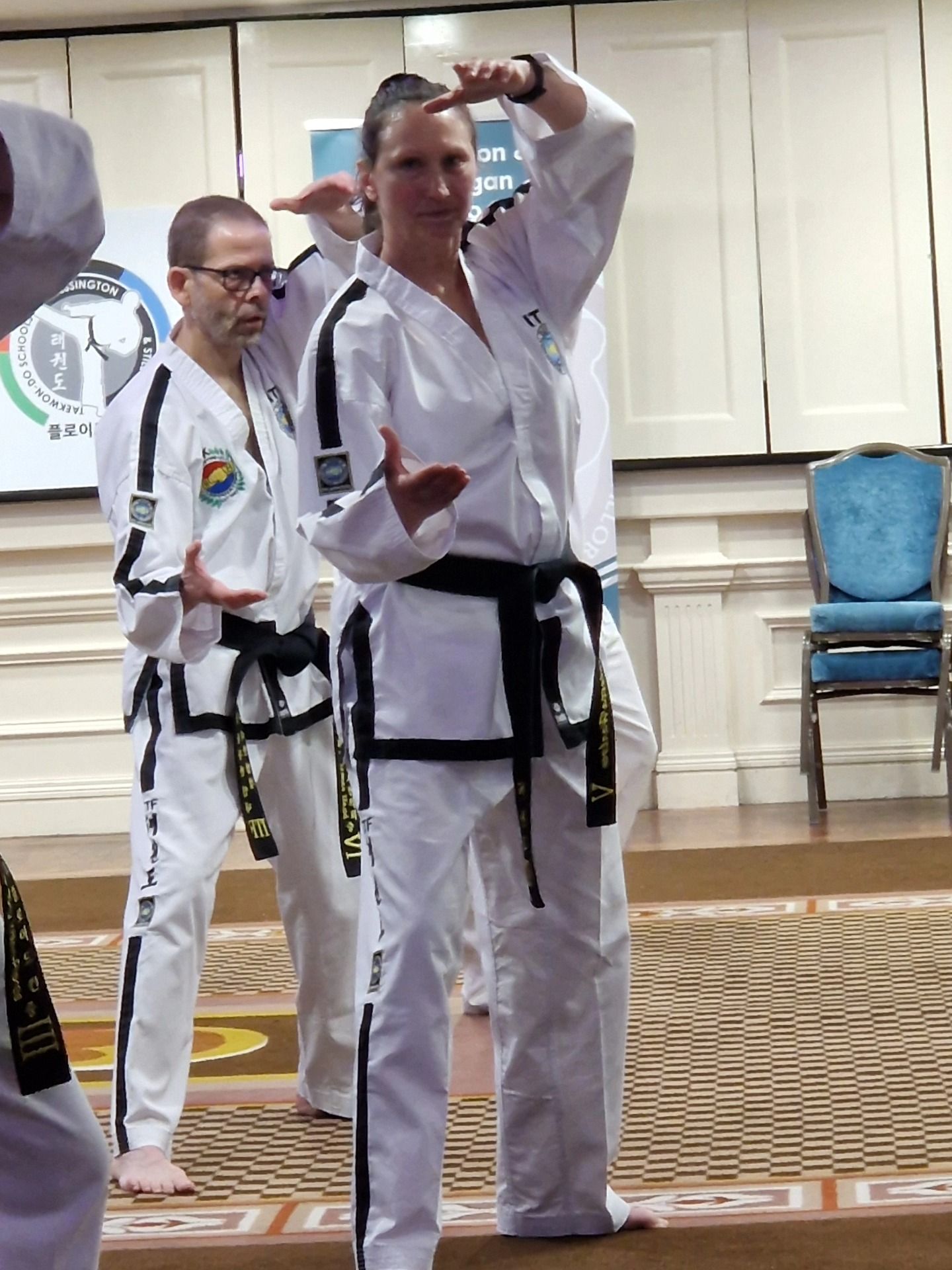 Miss Harlow Patterns at the ITF Umpires Course in Dublin