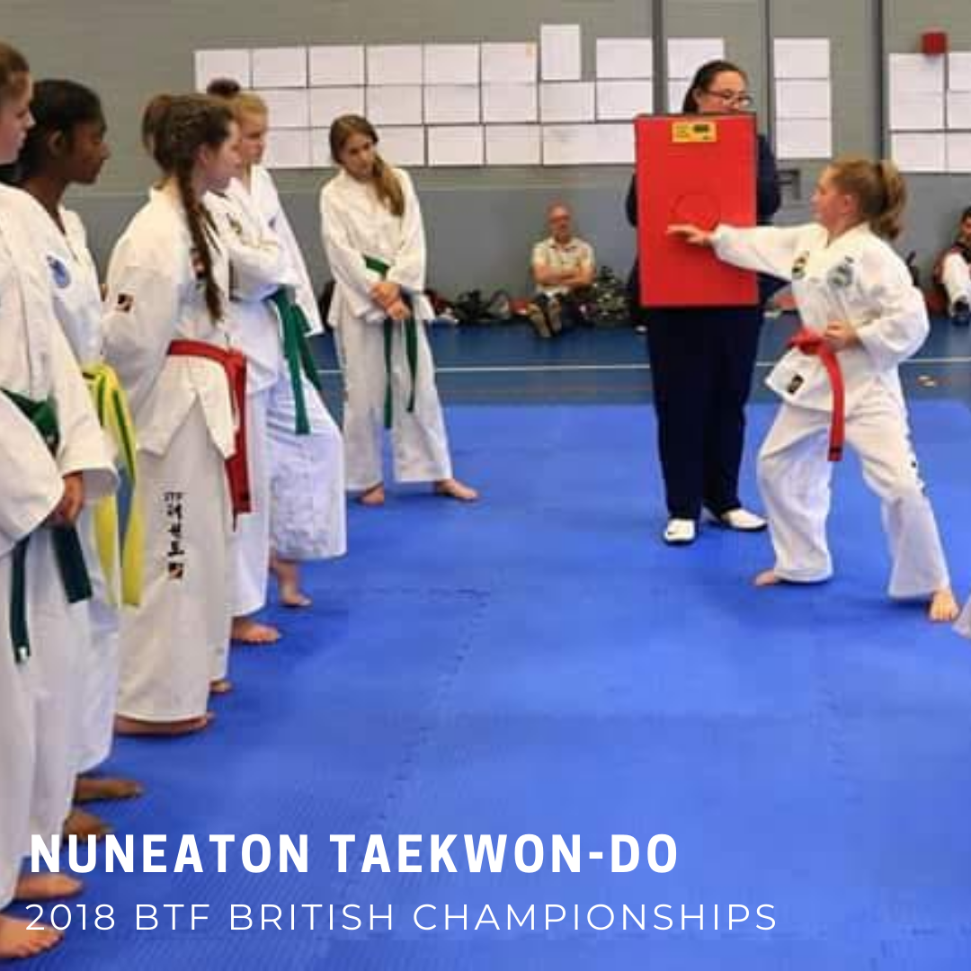 Students lined up in competition