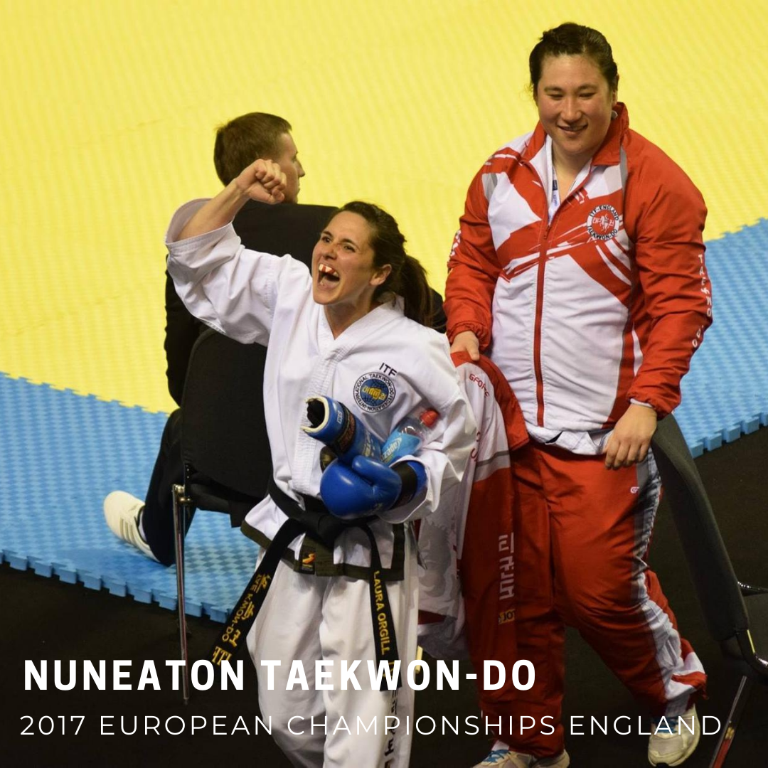 Blackbelt fist in air