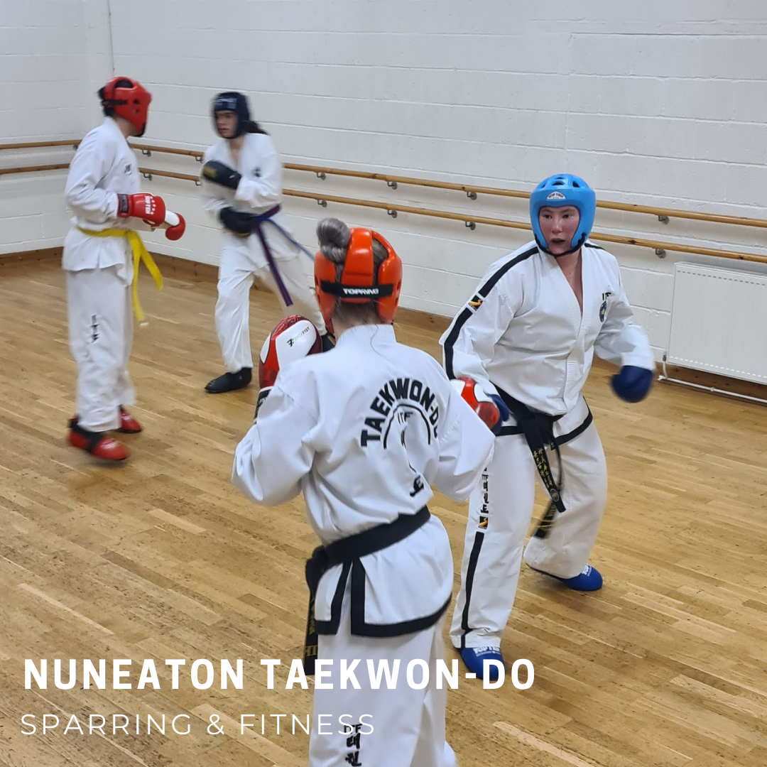 Sparring in Martial Arts class