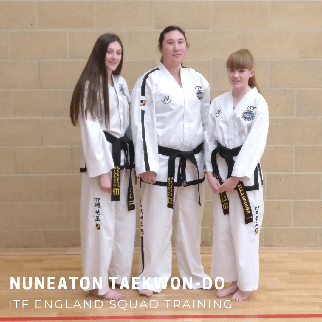 Three female blackbelts