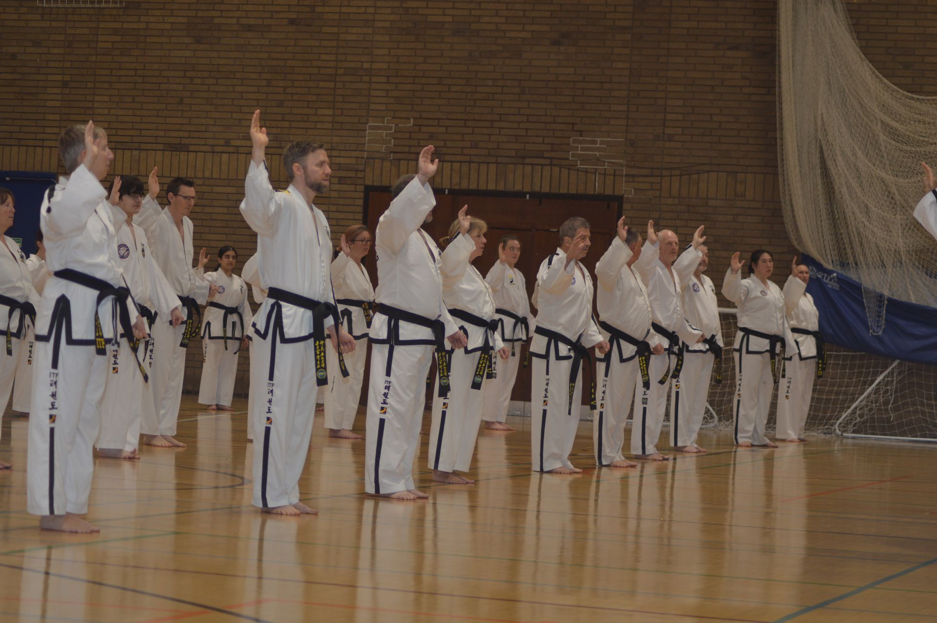 Nuneaton TKD at the Oct 2023 BTF Blackbelt Seminar & Grading