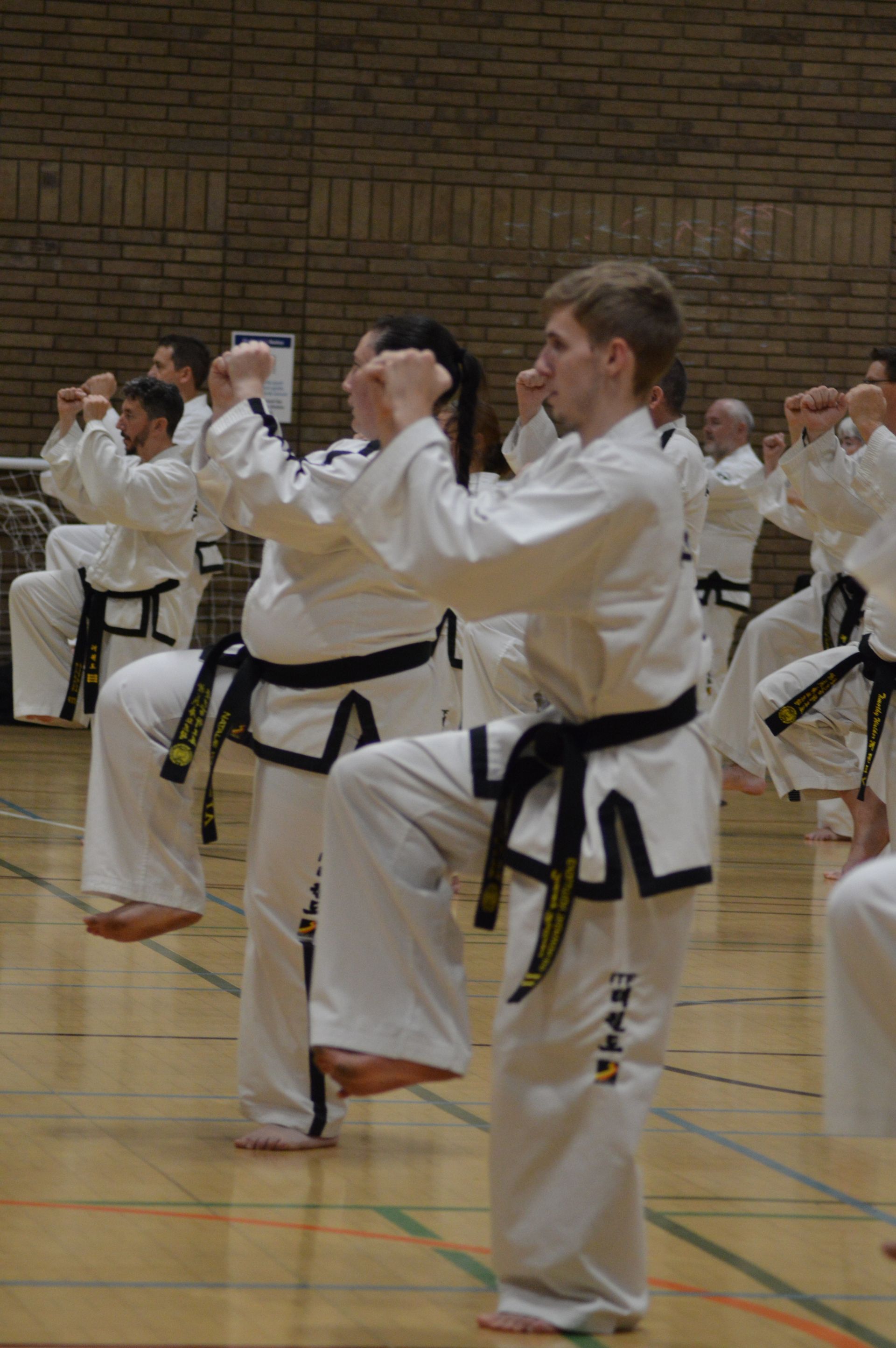 Nuneaton TKD at the Oct 2023 BTF Blackbelt Seminar & Grading