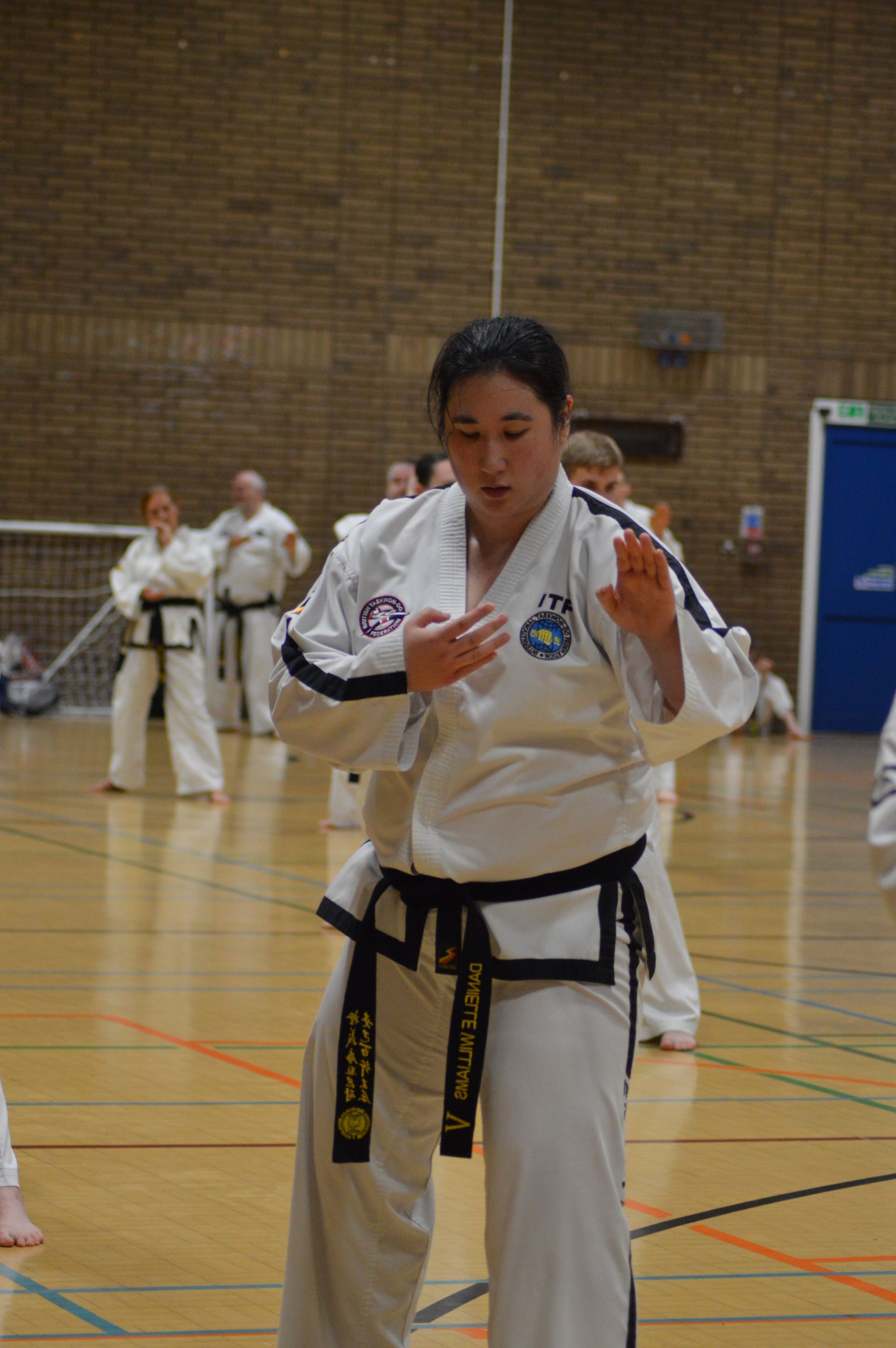 Nuneaton TKD at the Oct 2023 BTF Blackbelt Seminar & Grading