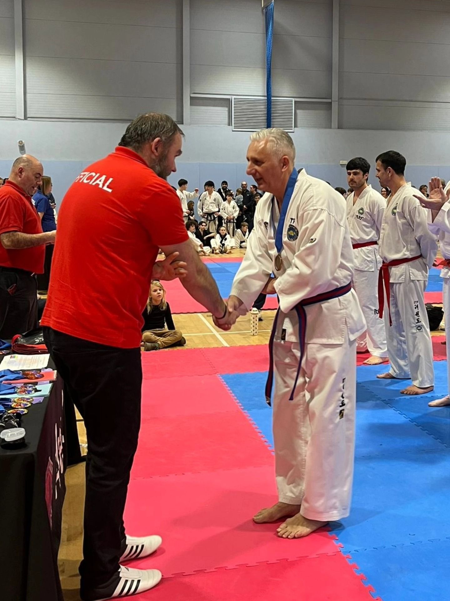 Nuneaton TKD at the 2026 GTI English - Adrian pattern medal