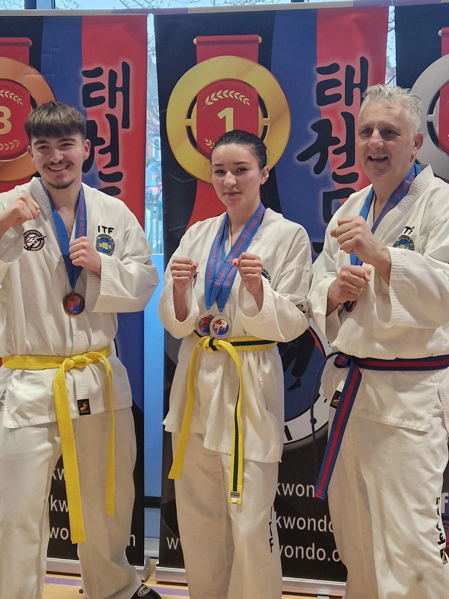 Nuneaton TKD at the 2026 GTI English - medal winners