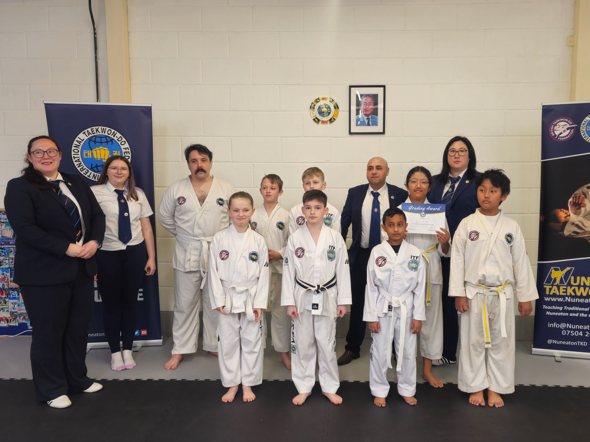 Nuneaton TKD March 2026 grading group