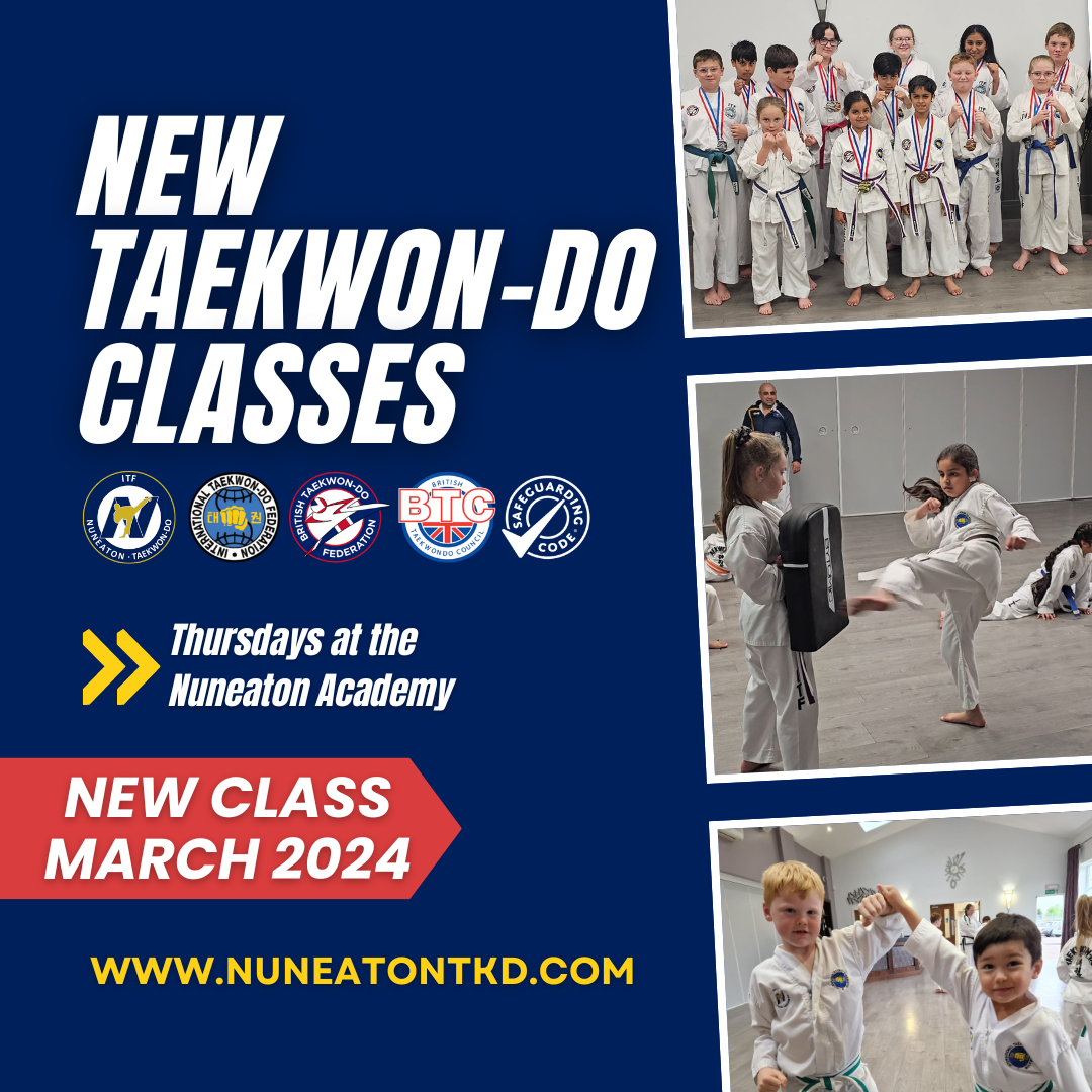 New Nuneaton Taekwon-Do classes from March 2024