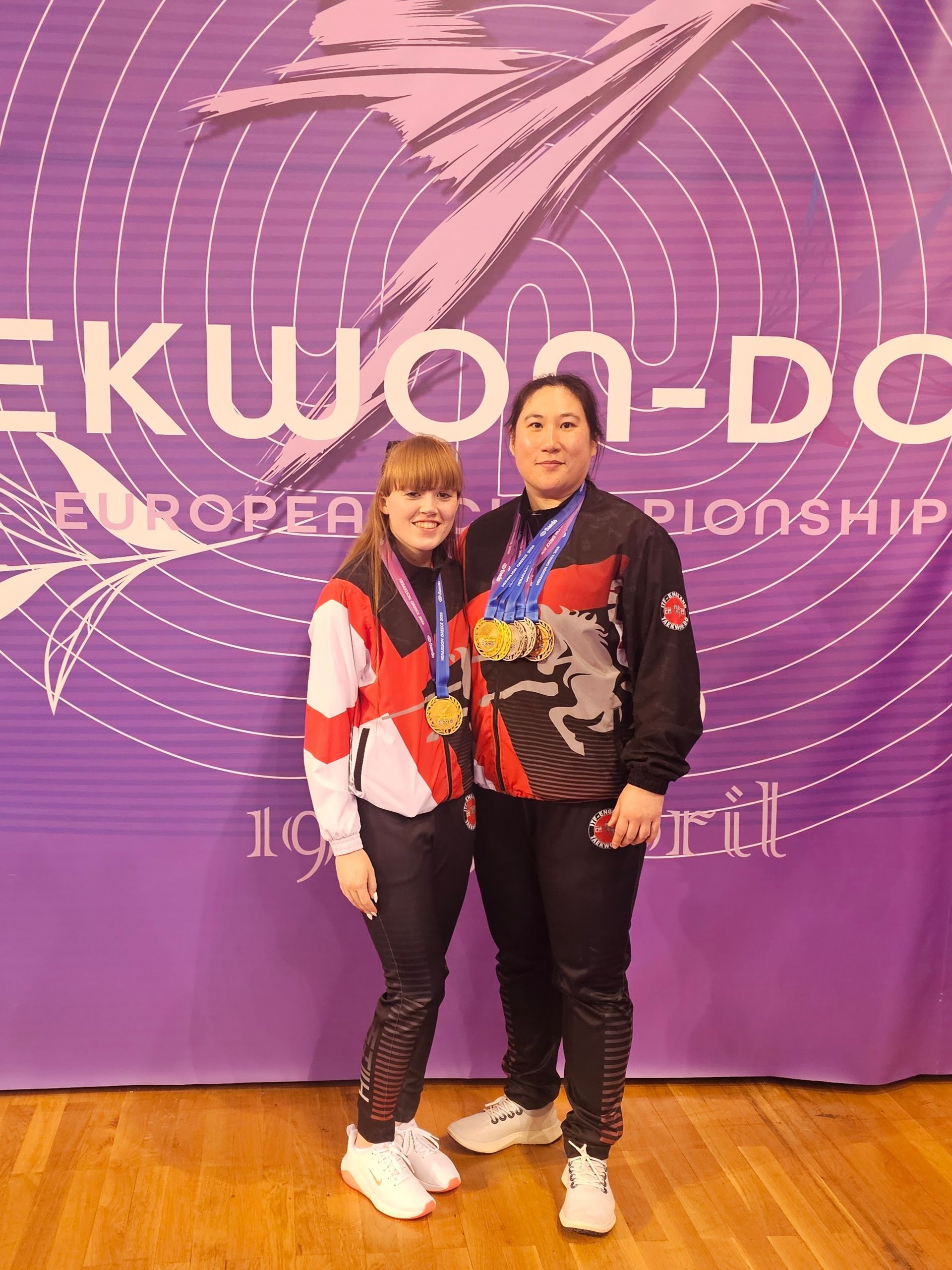 Ella Barnes and Danielle Williams at  2026 EITF European Championships