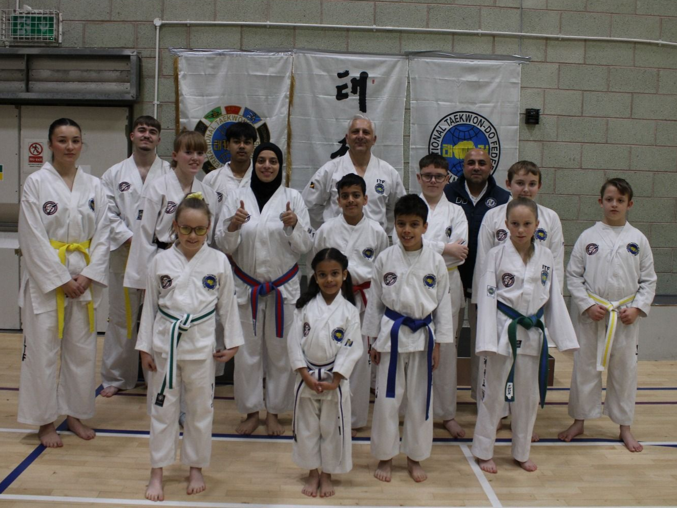 Team Nuneaton TKD at the 2025 Birmingham Open