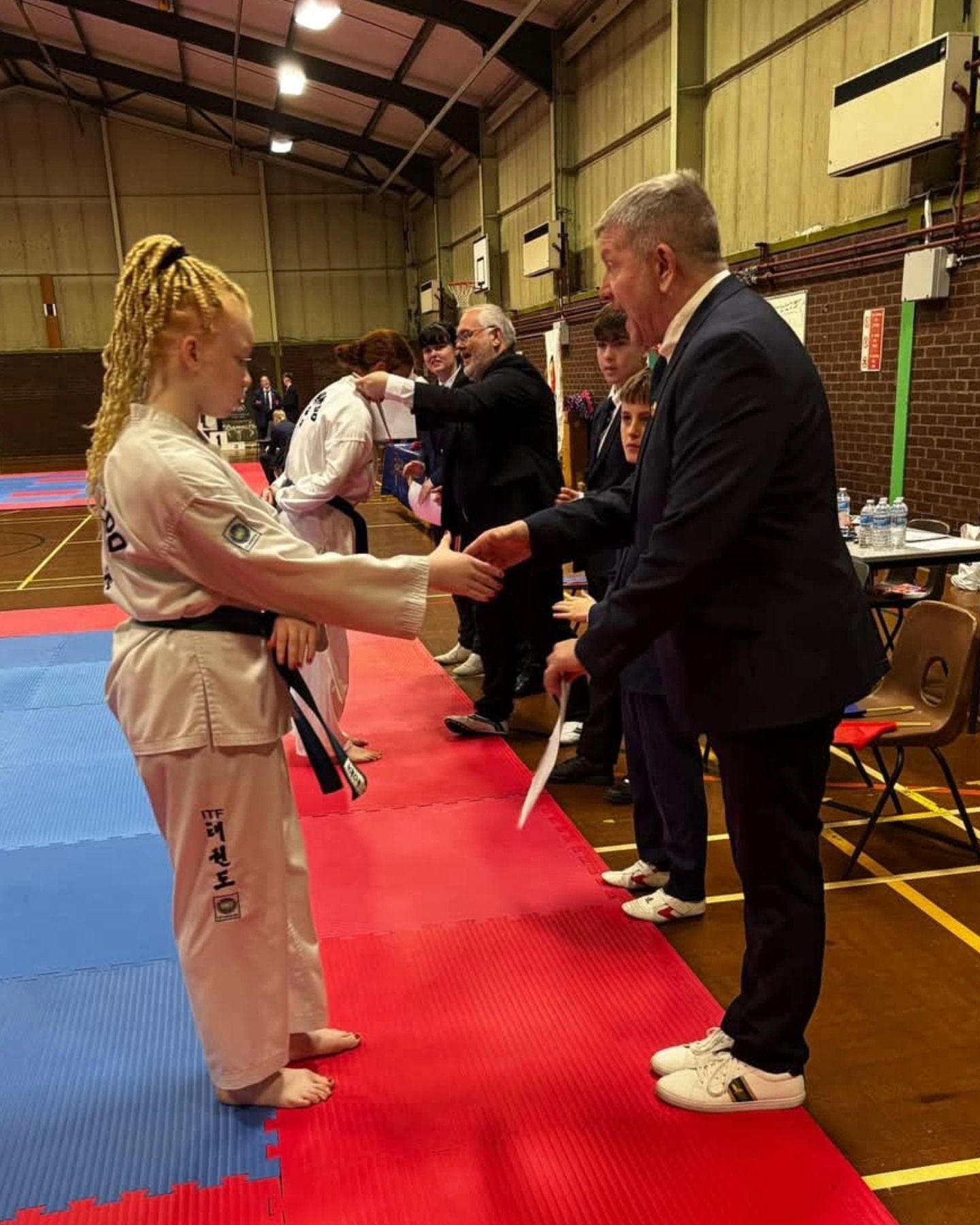 Nuneaton TKD students at the Valley Spring Championships 20205