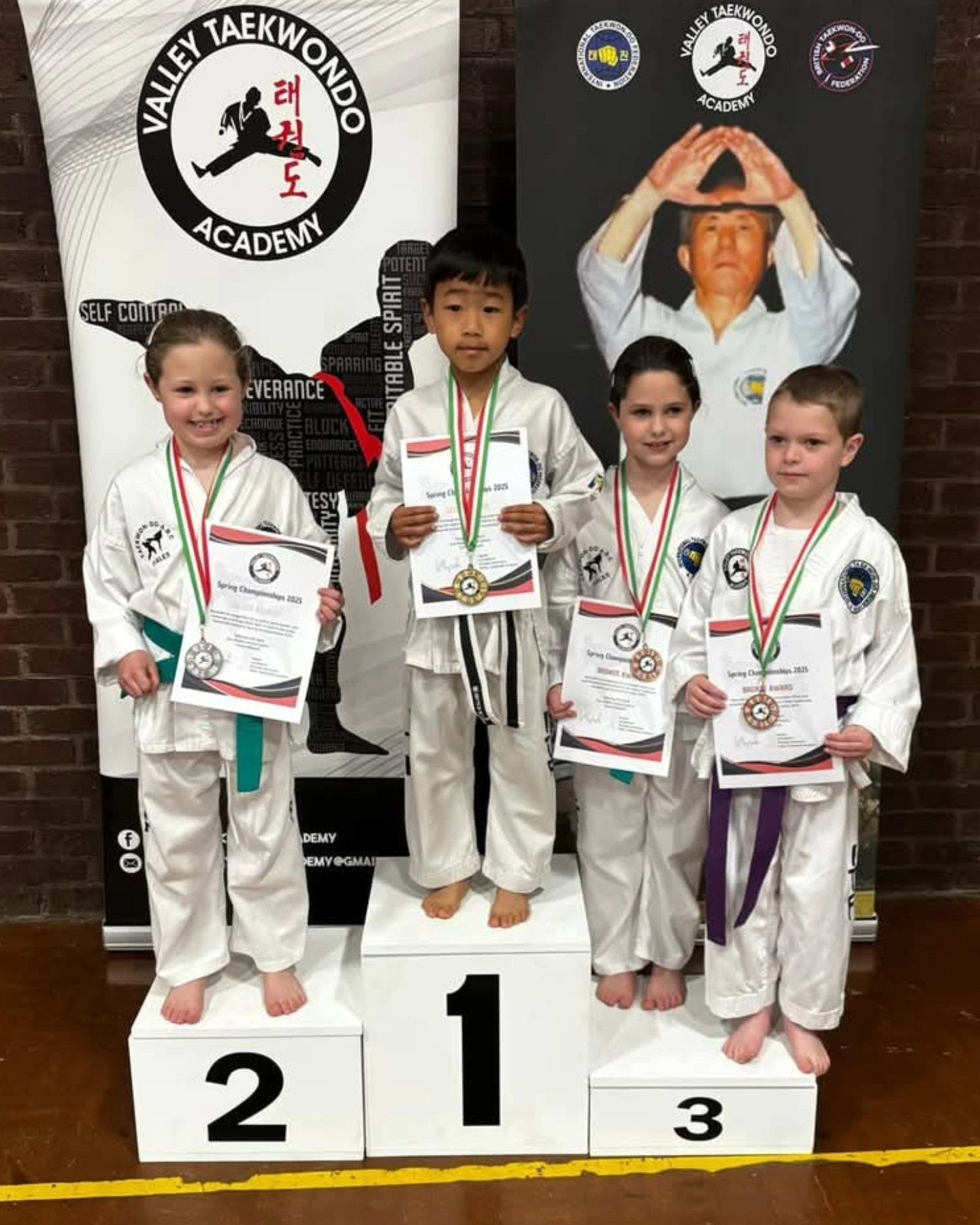 Nuneaton TKD students at the Valley Spring Championships 20205